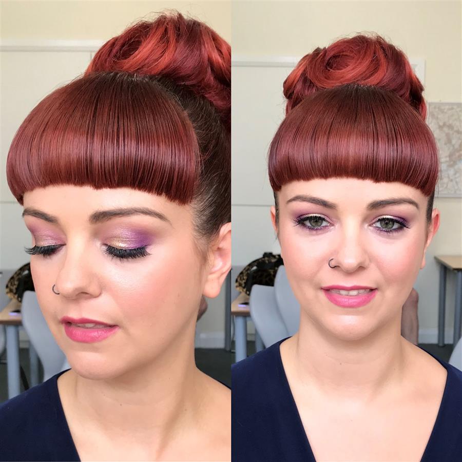 Unedited wedding makeup by Ms Moo Make Up